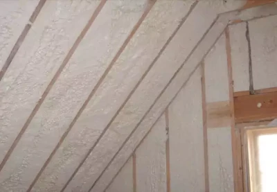 Attic Open Cell Spray Foam Insulation